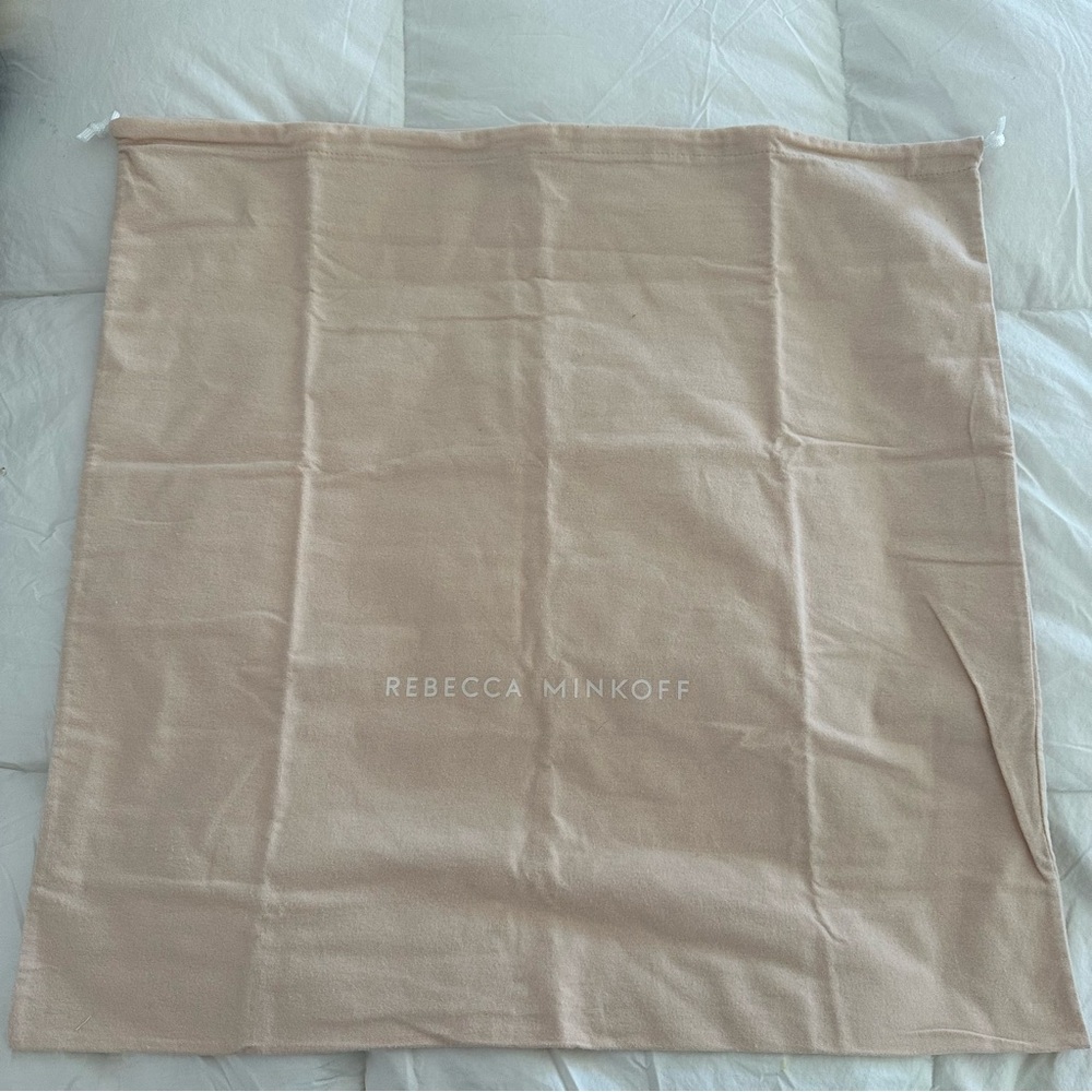 Rebecca Minkoff Ballerina Pink Flannel Large Drawstring Dust Bag